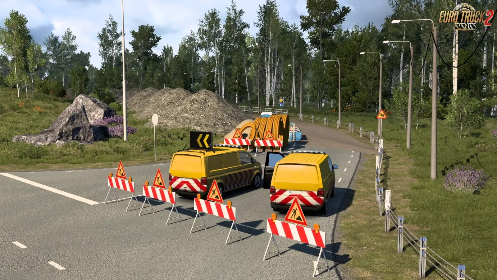Construction Site Mod (Baustellenmod) v2.3 (1.58.x) for ETS2