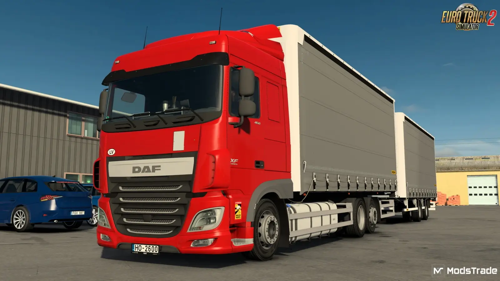 DAF XF106 MegaMod Rework v1.0 (1.58.x) for ETS2