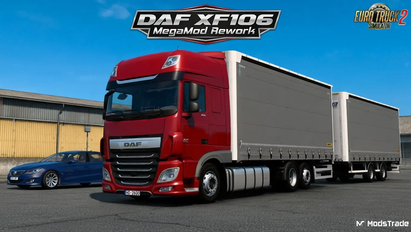 DAF XF106 MegaMod Rework v1.0 (1.58.x) for ETS2