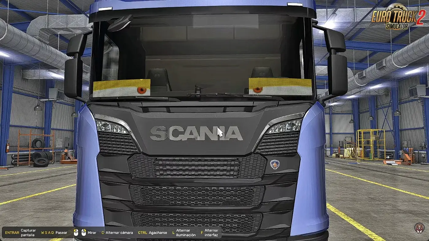 Animated LED Window Eyes Pack v1.0 (1.59.x) for ETS2