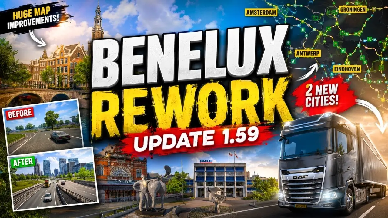 Project Benelux Rework 1.59 - OLD vs NEW Comparison - Video