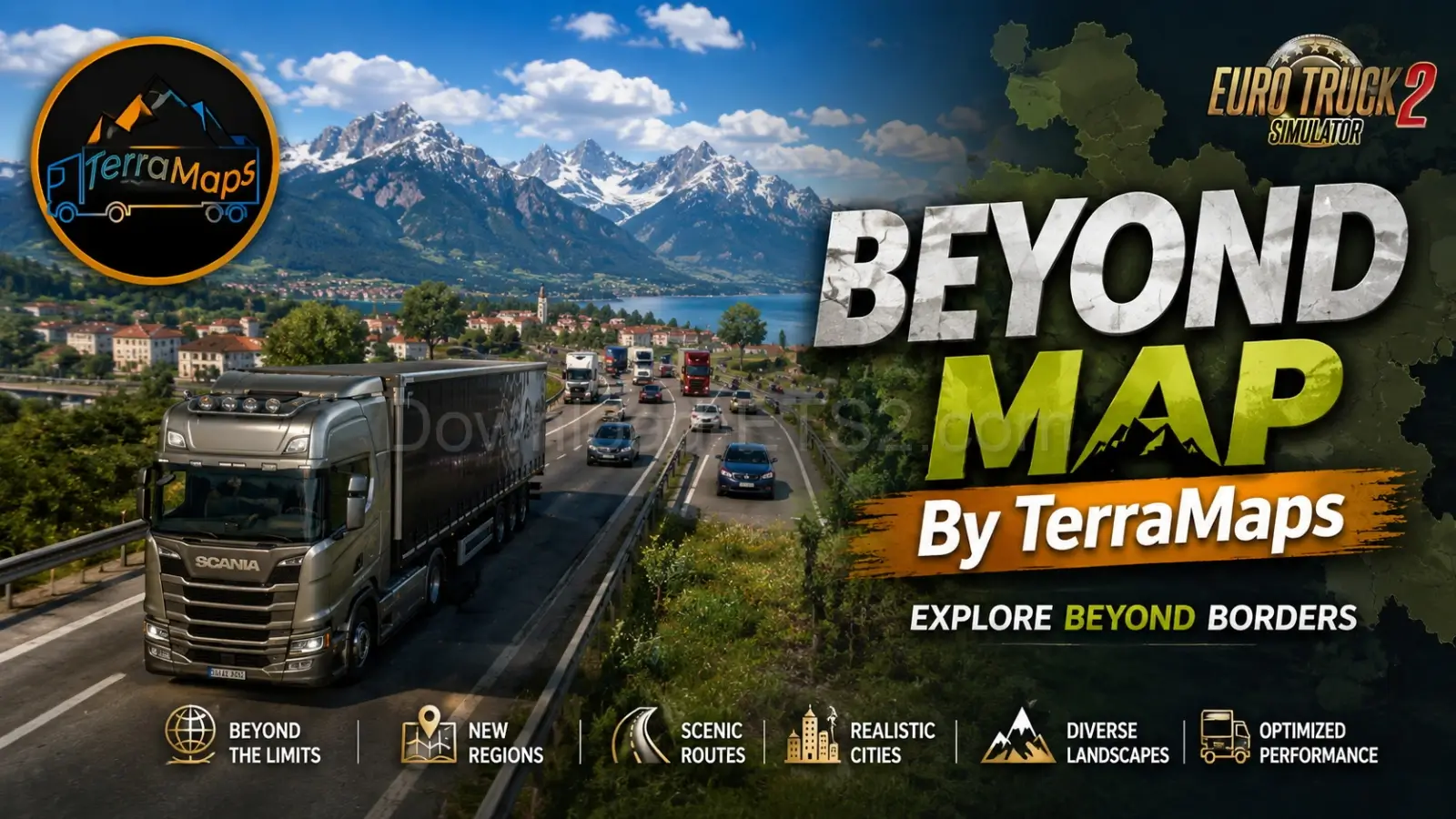 Beyond Map v9.0 (1.59.x) for ETS2