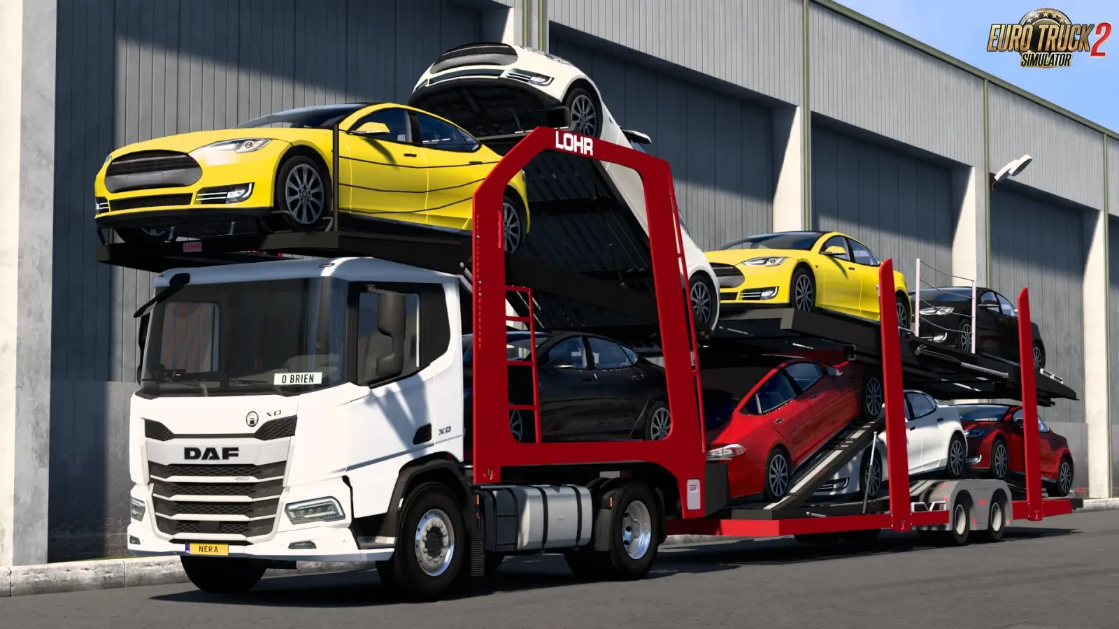 DAF XD  Truck + Car Transporter v2.0 (1.59.x) for ETS2