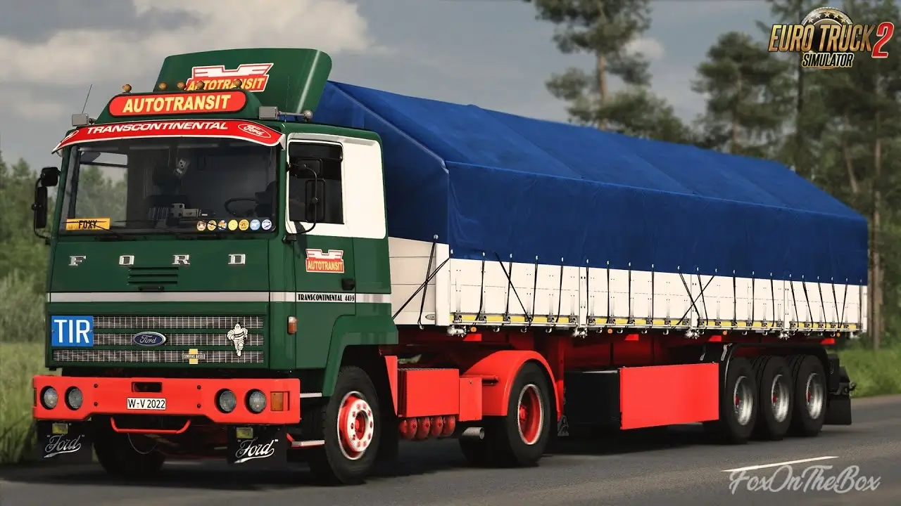 Ford Transcontinental Truck + Interior v2.2 (1.58.x) for ETS2