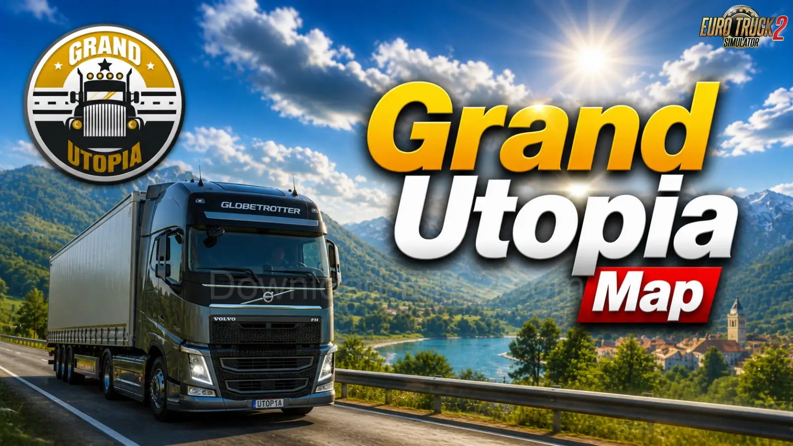 Grand Utopia Map v1.19.3 by MyGodness (1.58.x) for ETS2
