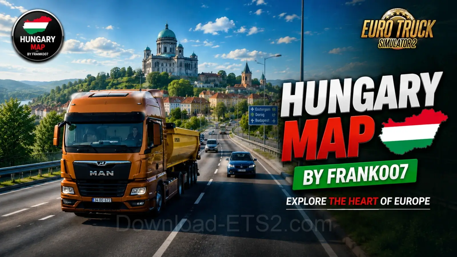 Hungary Map v0.9.39 Updated by Indian56 (1.59.x) for ETS2