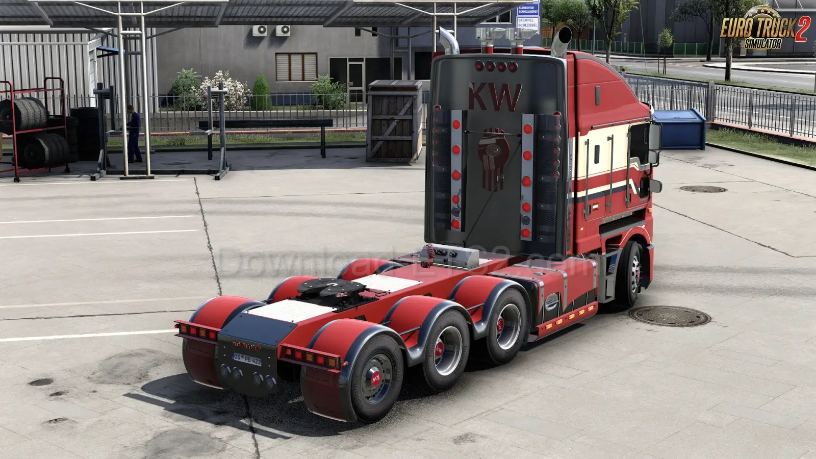 Kenworth K220 Truck + Interior v1.1.2 (1.58.x) for ETS2