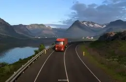 Iceland DLC: Fjords city in ETS2