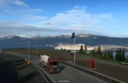 Iceland DLC: Fjords city in ETS2