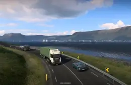 Iceland DLC: Fjords city in ETS2