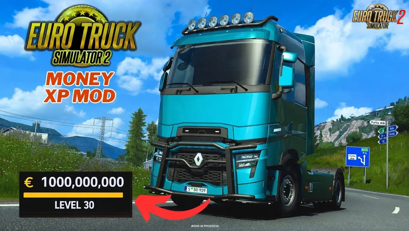 Money & XP Mod v2.0 (1.59.x) for ETS2