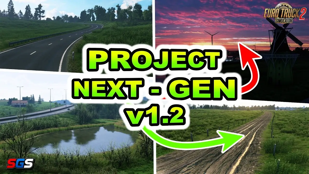 Project NextGen v1.2 by DamianSVW for ETS2 - Video Gameplay