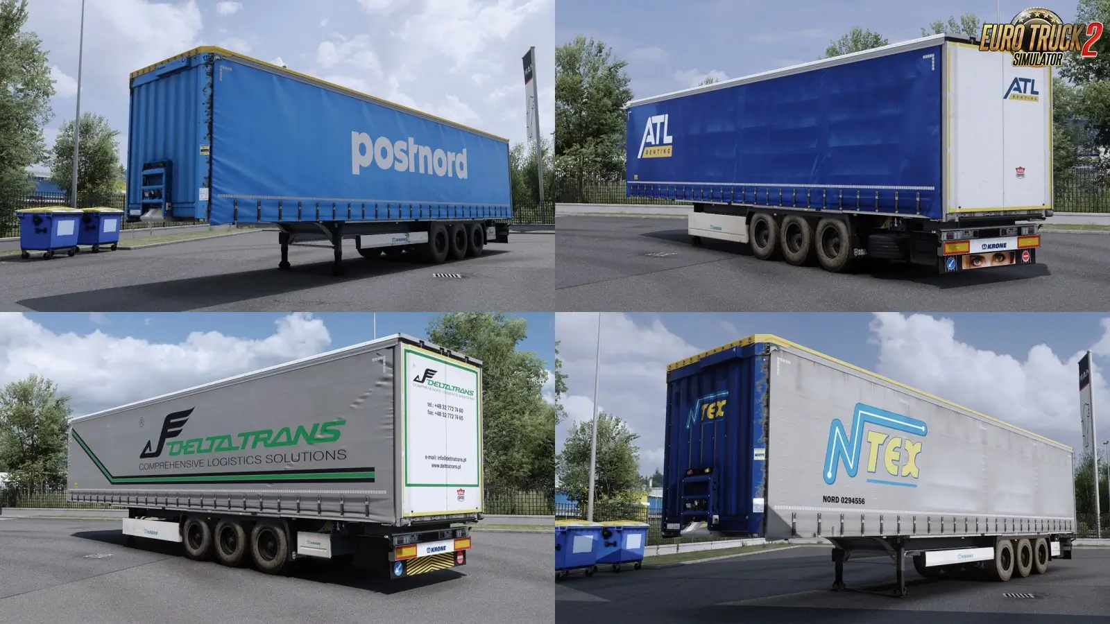 SCS Krone Realistic Skinpack v2.0 (1.59.x) for ETS2