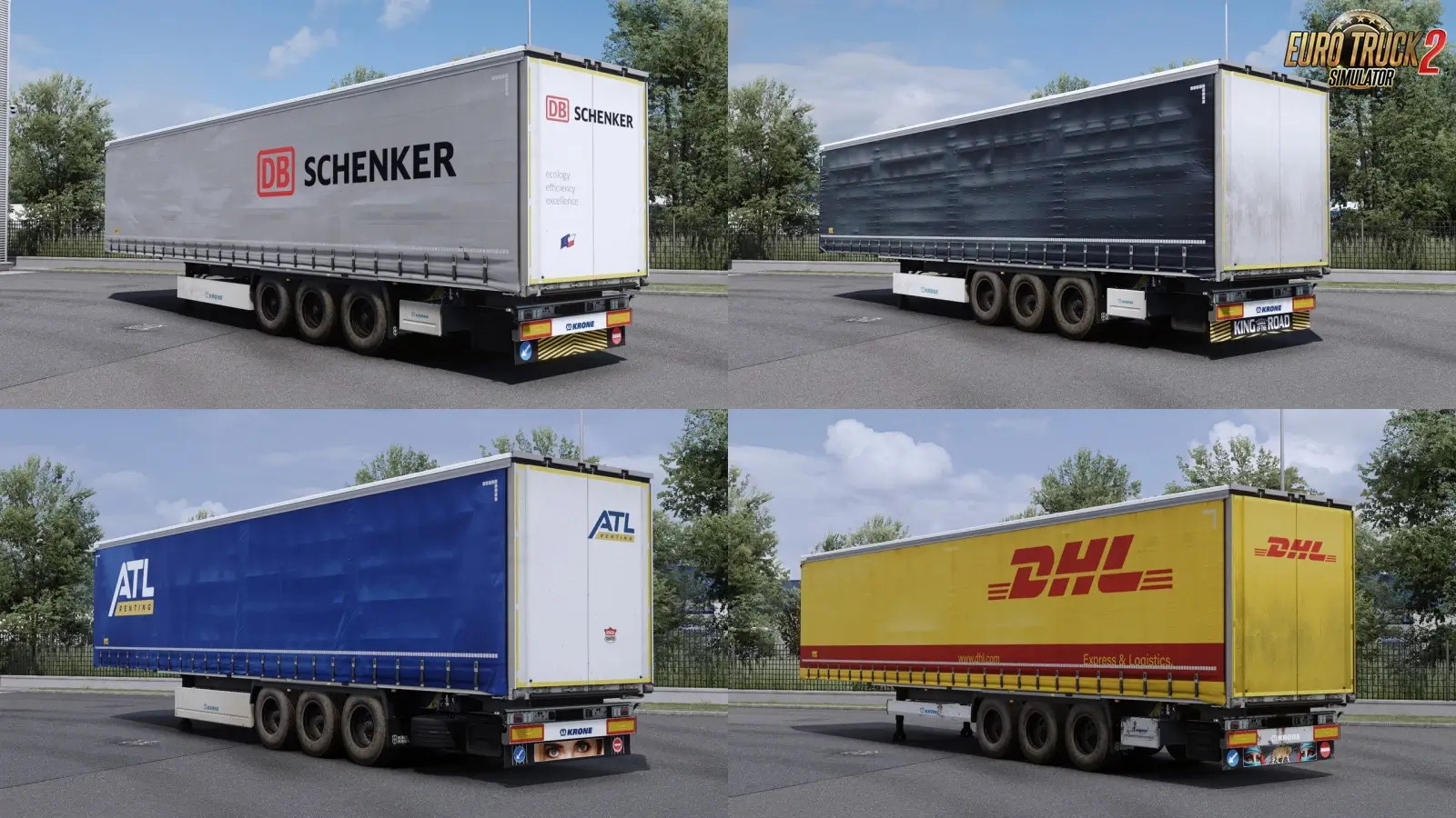 SCS Krone Realistic Skinpack v2.0 (1.59.x) for ETS2