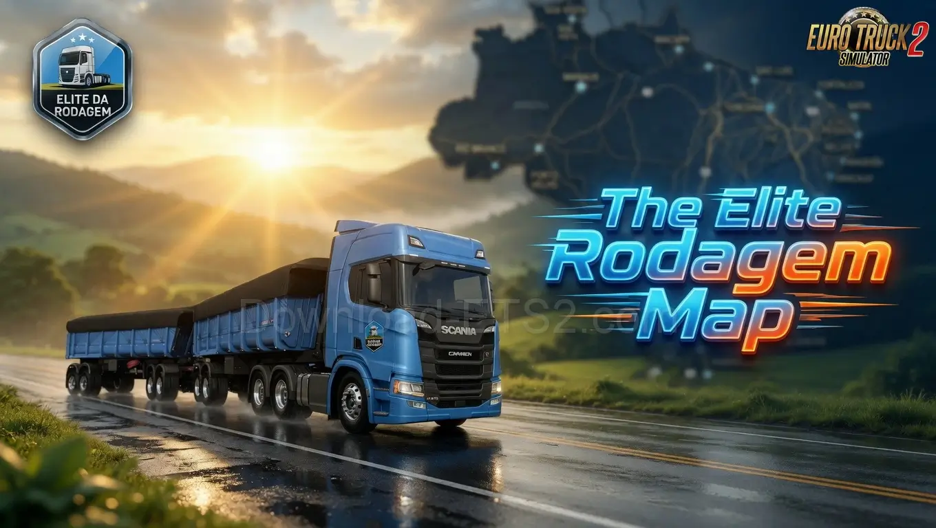 The Elite Rodagem Map v2.0 (1.59.x) for ETS2