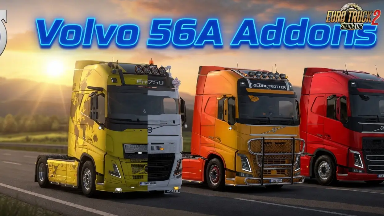 Volvo 56A Addons v0.2 (1.59.x) for ETS2