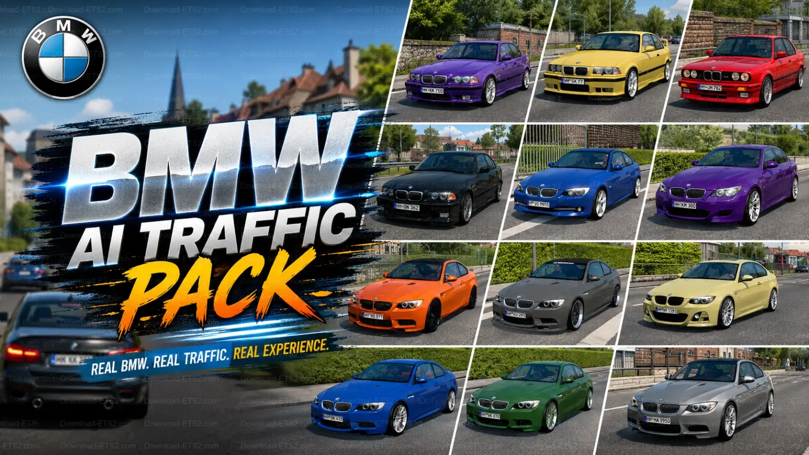 BMW AI Traffic Pack v1.60 (1.60.x) for ETS2