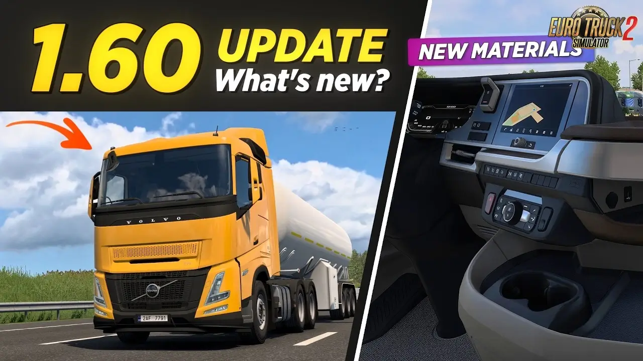 ETS2 Update 1.60 All New Changes - Video Euro Truck Simulator 2 ETS2 Update 1.60 All New Changes - Video Euro Truck Simulator 2
