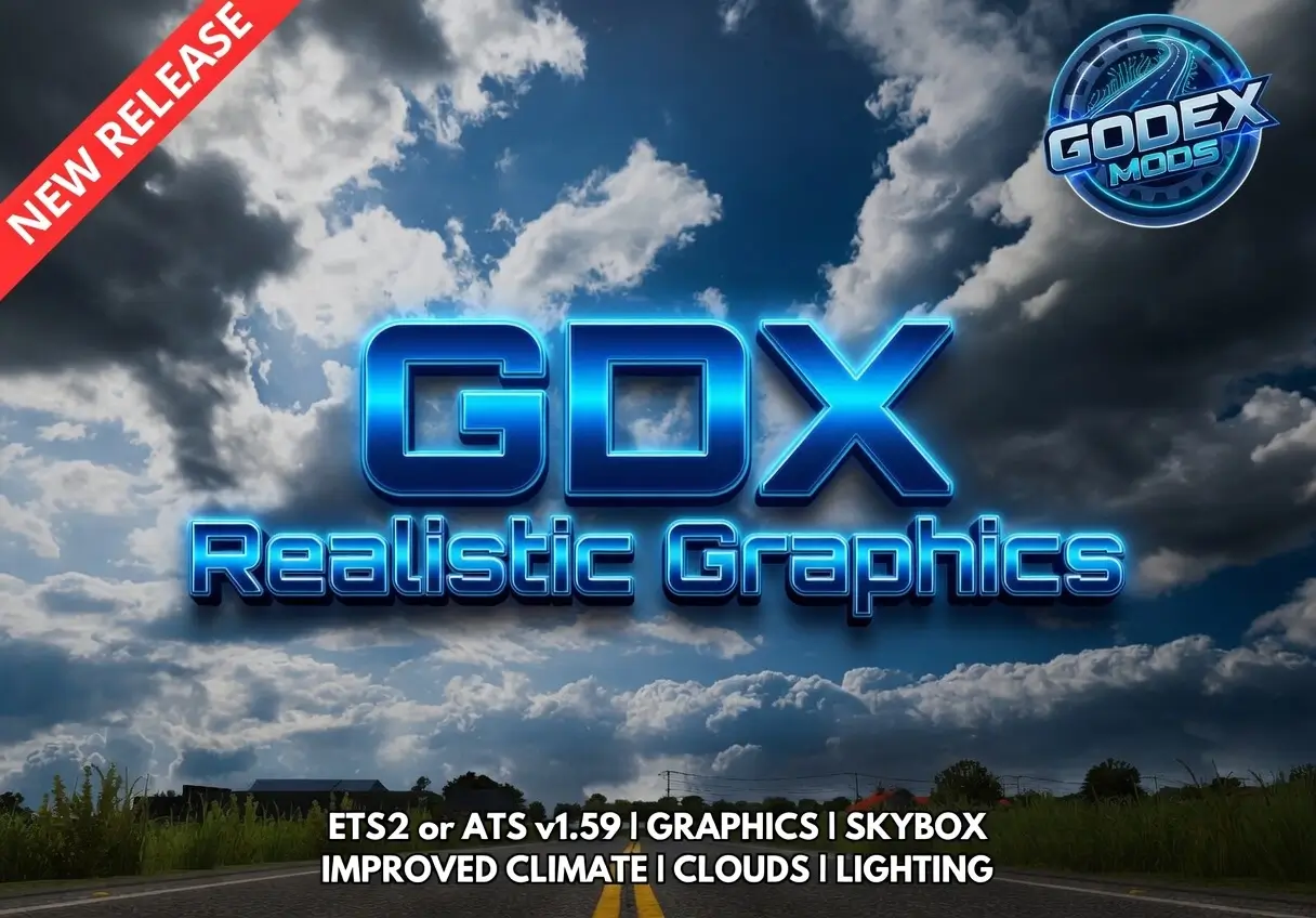 GDX Realistic Graphics v2.0 (1.59.x) for ETS2