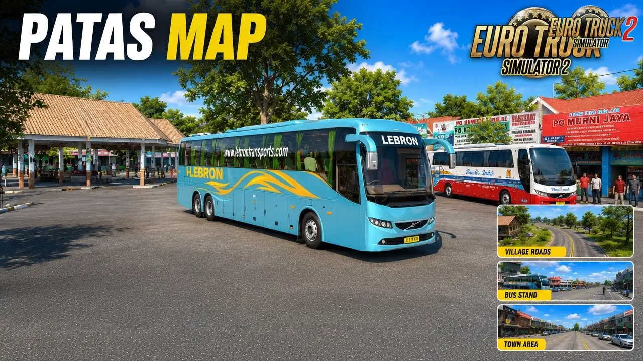 Patas Map v1.60 (1.60.x) for ETS2