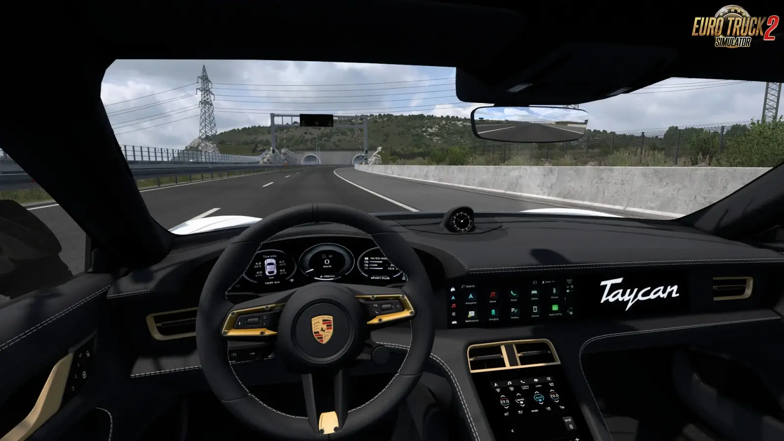 Porsche Taycan Turbo S Mansory 2025 v1.0 (1.59.x) for ETS2