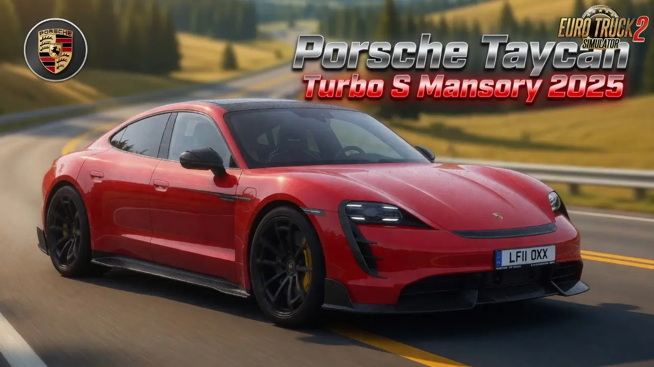 Porsche Taycan Turbo S Mansory 2025 v1.0 (1.59.x) for ETS2