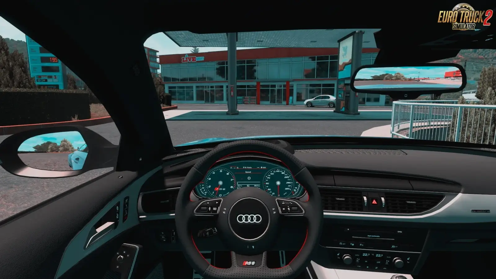 Audi RS6 C7 Avant 2016 + Interior v2.4 (1.60.x) for ETS2
