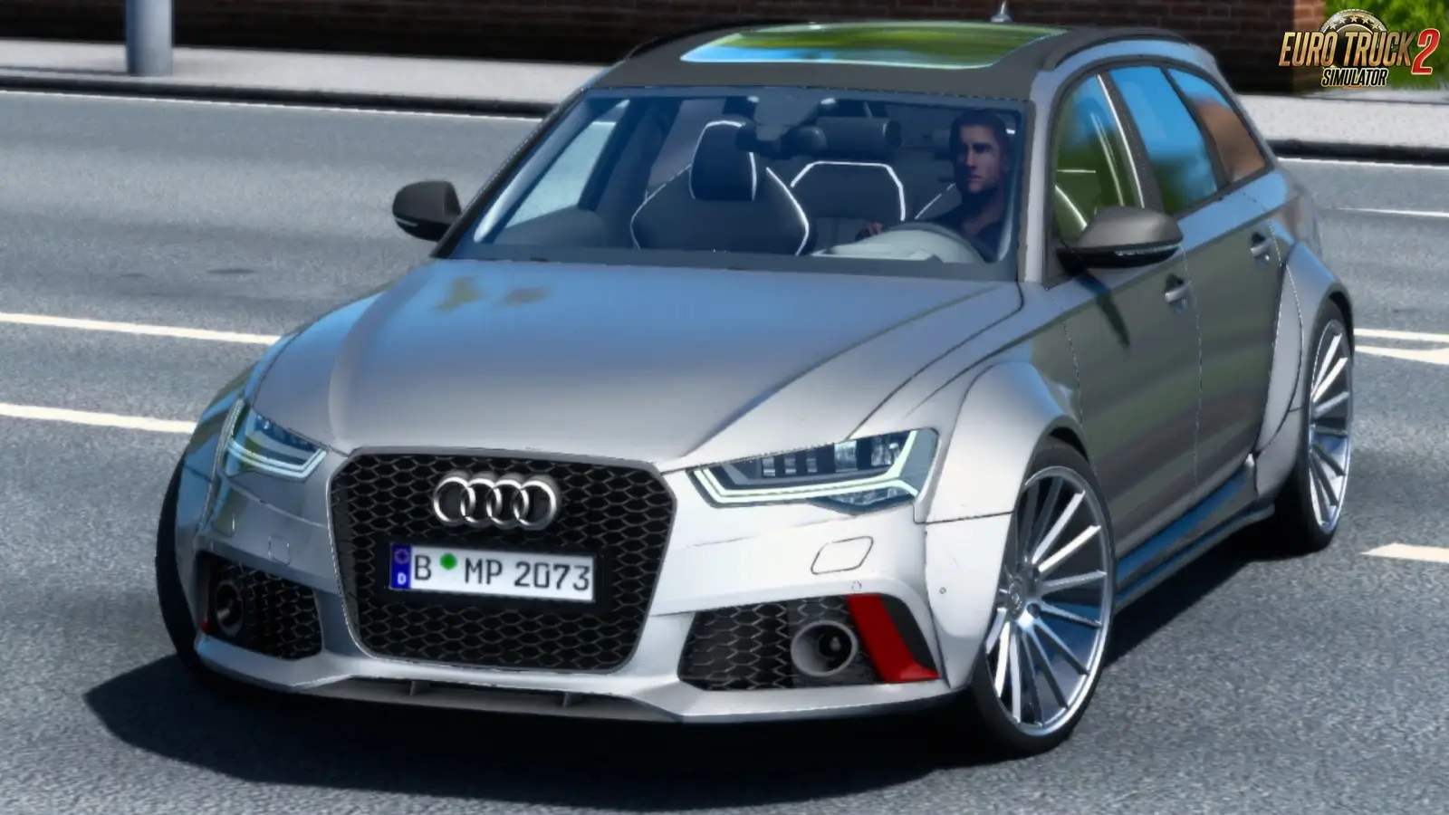 Audi RS6 C7 Avant 2016 + Interior v2.4 (1.60.x) for ETS2