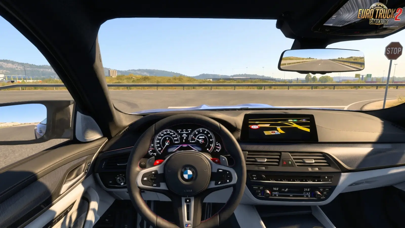 BMW M5 Competition 2023 + Interior v1.2 (1.60.x) for ETS2