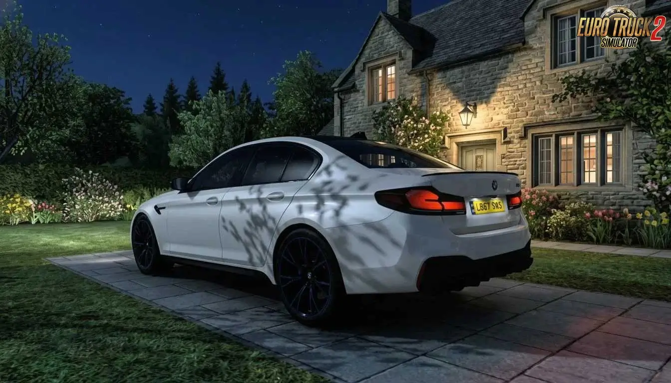 BMW M5 Competition 2023 + Interior v1.2 (1.60.x) for ETS2