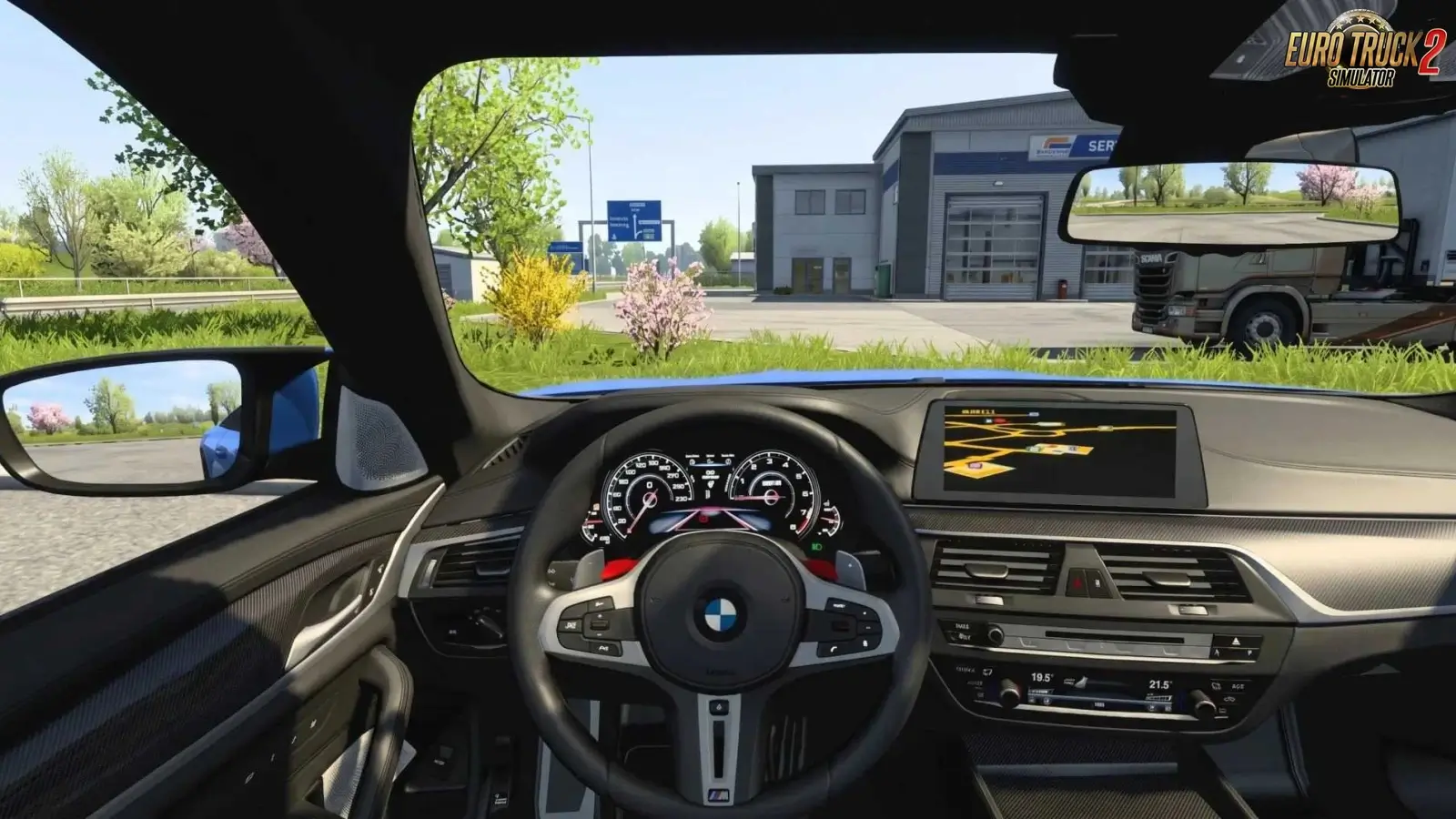 BMW M5 Competition 2023 + Interior v1.2 (1.60.x) for ETS2