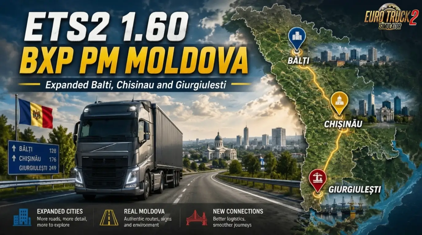 BXP PM Moldova v160 (1.60.x) for ETS2