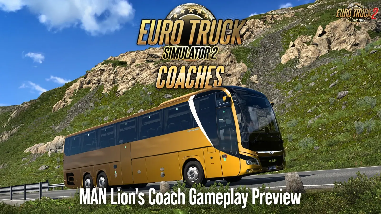 Coaches DLC - MAN Lions Coach Gameplay Video Preview for ETS2