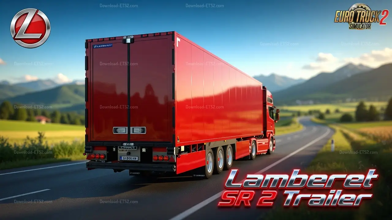 Lamberet SR 2 Trailer v3.2 By Freds Mods (1.60.x) for ETS2