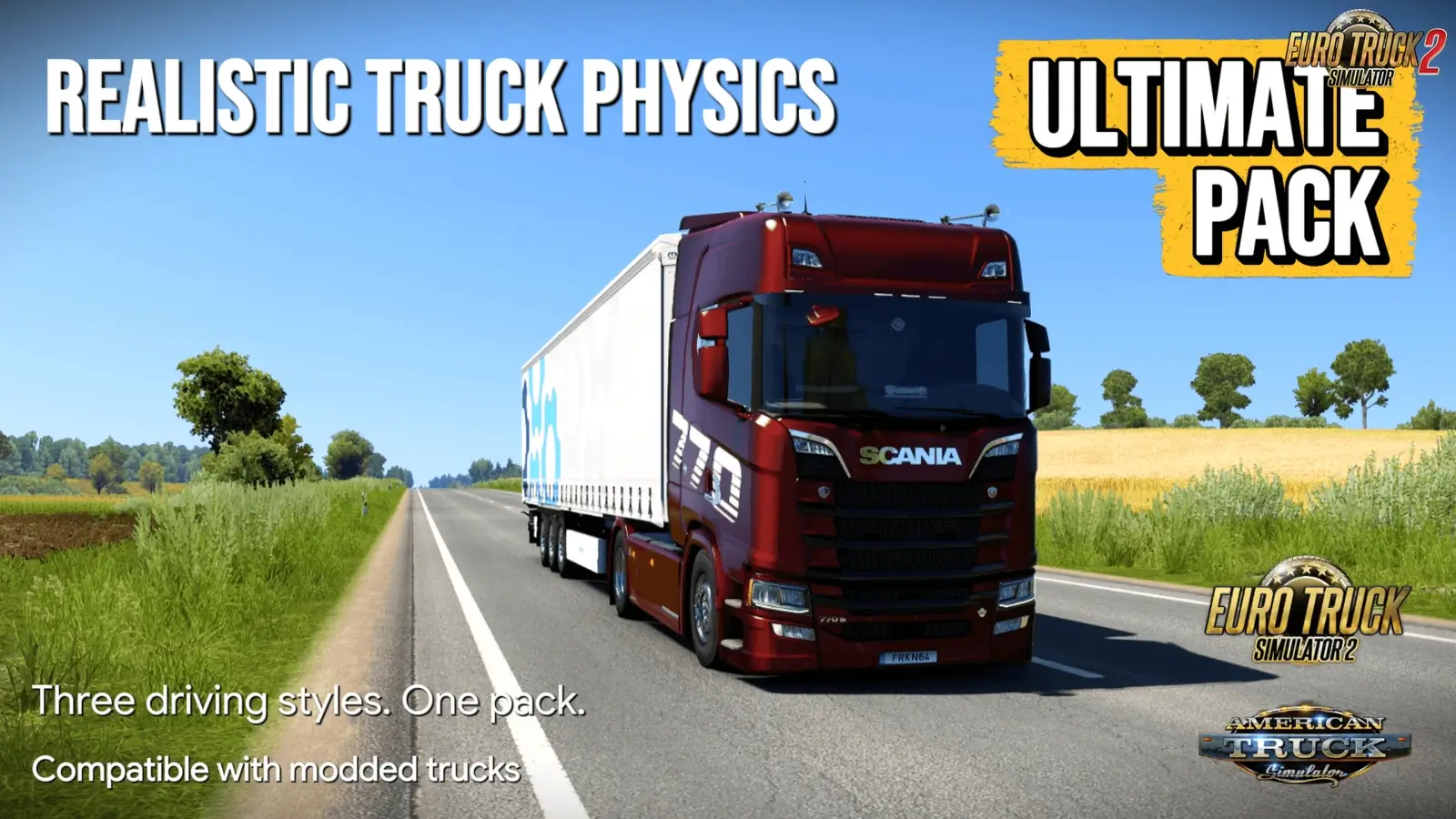 Realistic Truck Physics Ultimate Pack v1.7 (1.60.x) for ETS2