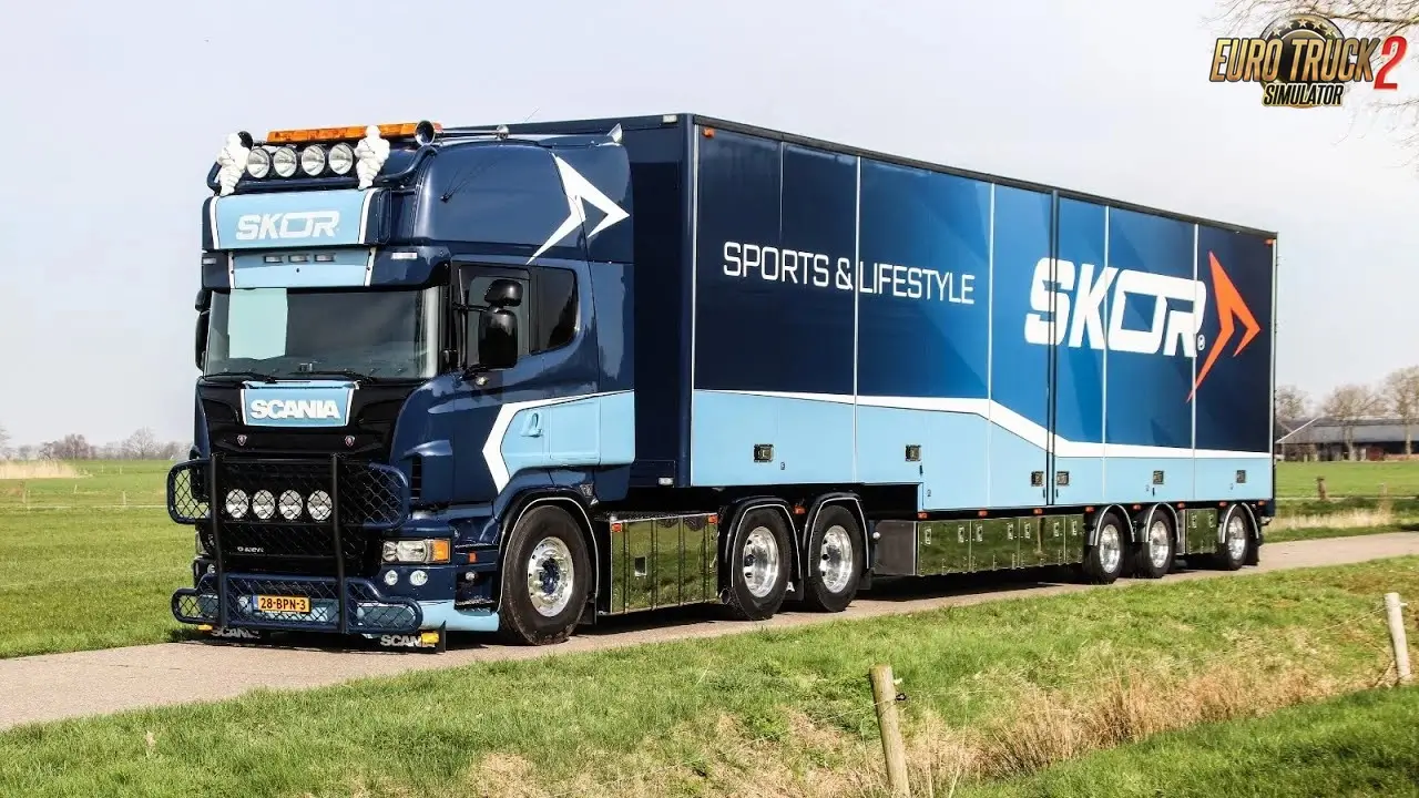 Scania R560 SKOR + Trailer v2.0 (1.60.x) for ETS2