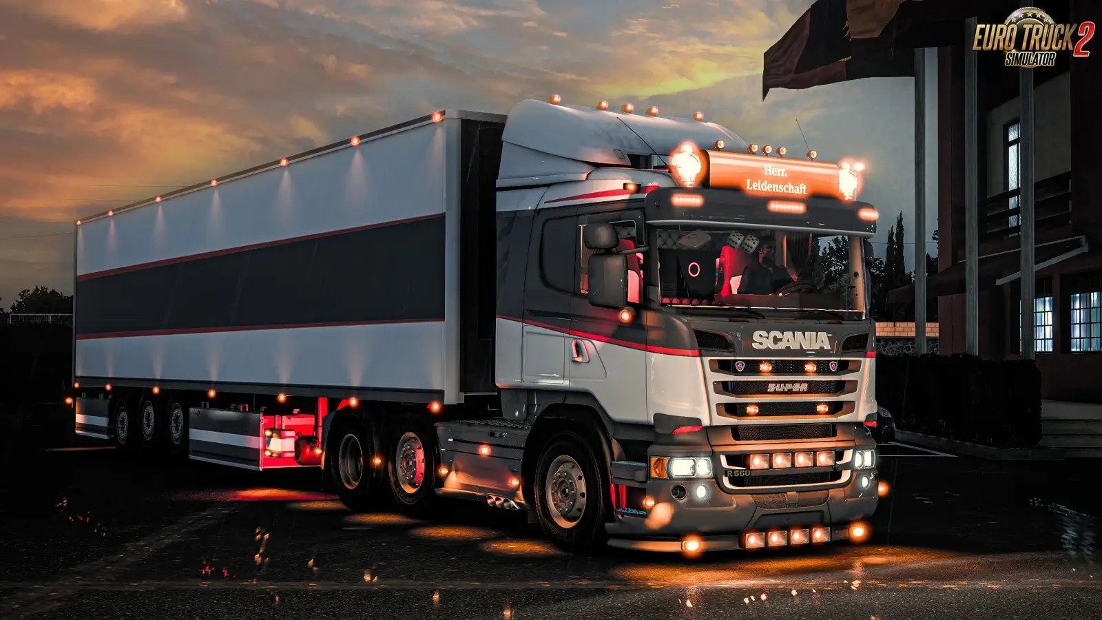 Scania R560 V8 + Trailer v1.4 (1.60.x) for ETS2