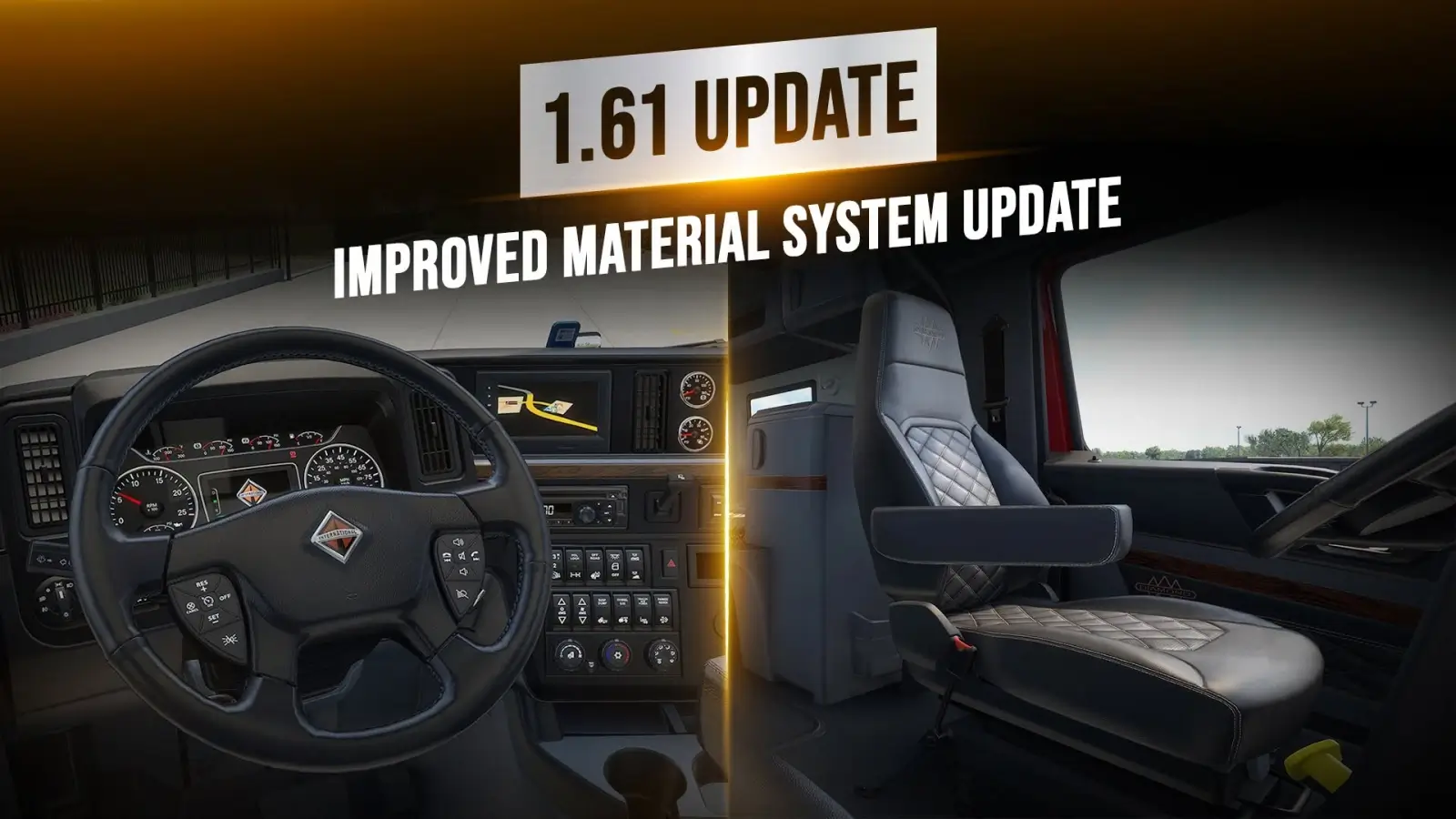 ATS and ETS2 1.61 Update - Improved Material System Update