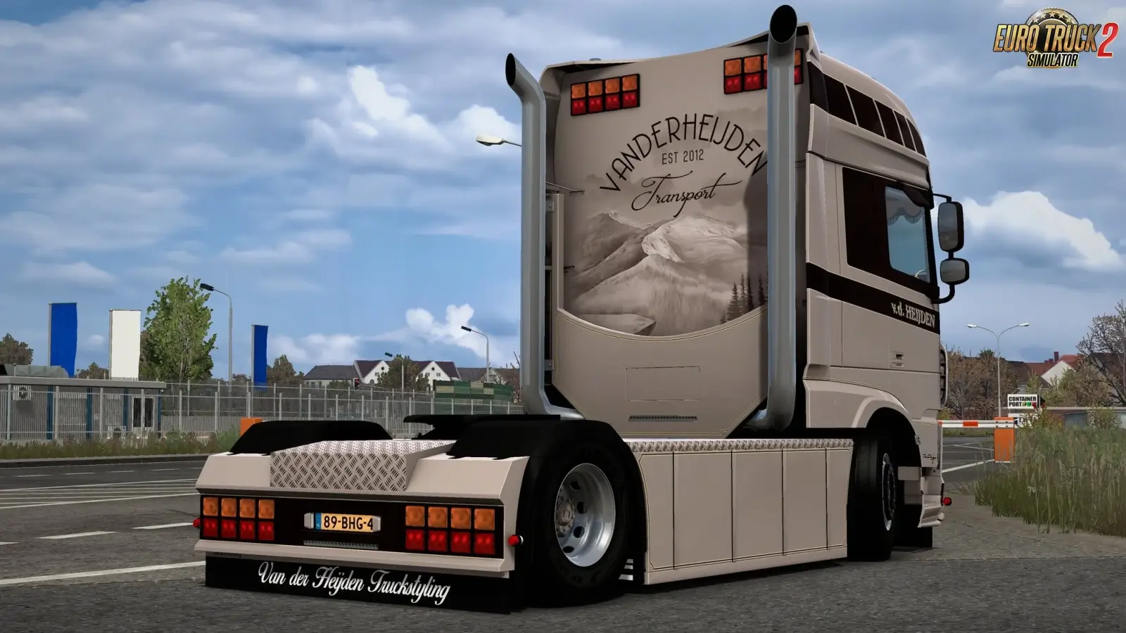 DAF XF 106 480 Van der Heijden + Trailer v1.0 (1.60.x) for ETS2