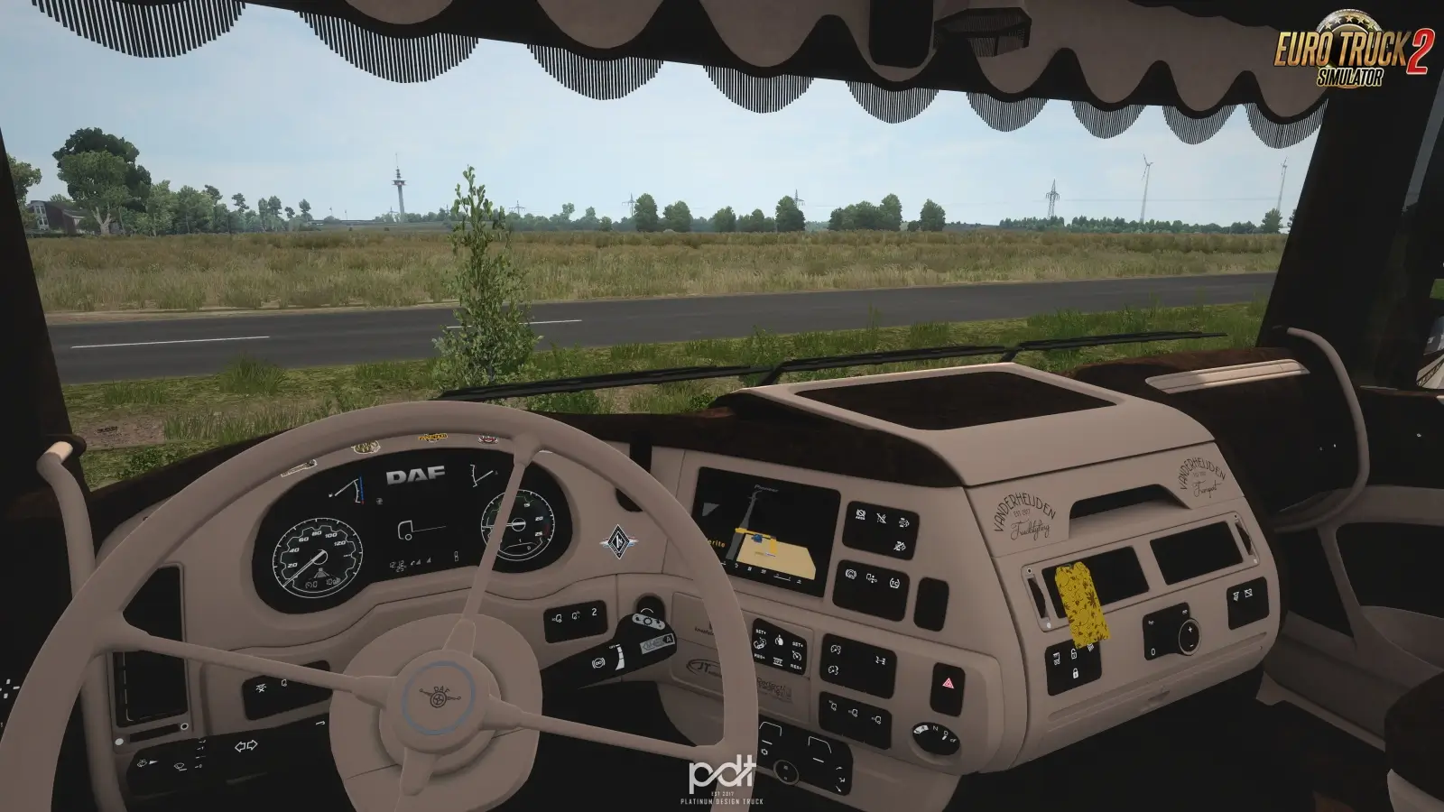 DAF XF 106 480 Van der Heijden + Trailer v1.0 (1.60.x) for ETS2