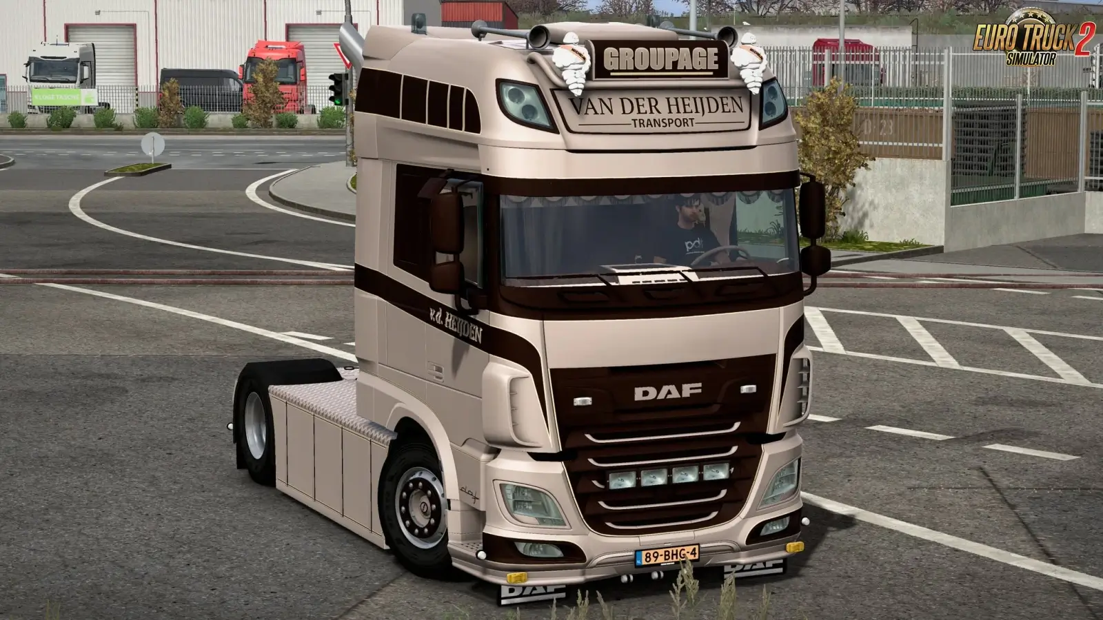 DAF XF 106 480 Van der Heijden + Trailer v1.0 (1.60.x) for ETS2