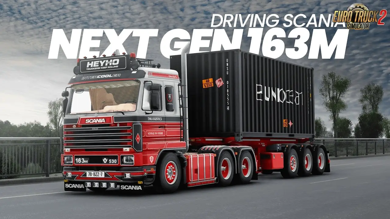 Legendary Scania NextGen 163M V8 for ETS2 - Video Gameplay