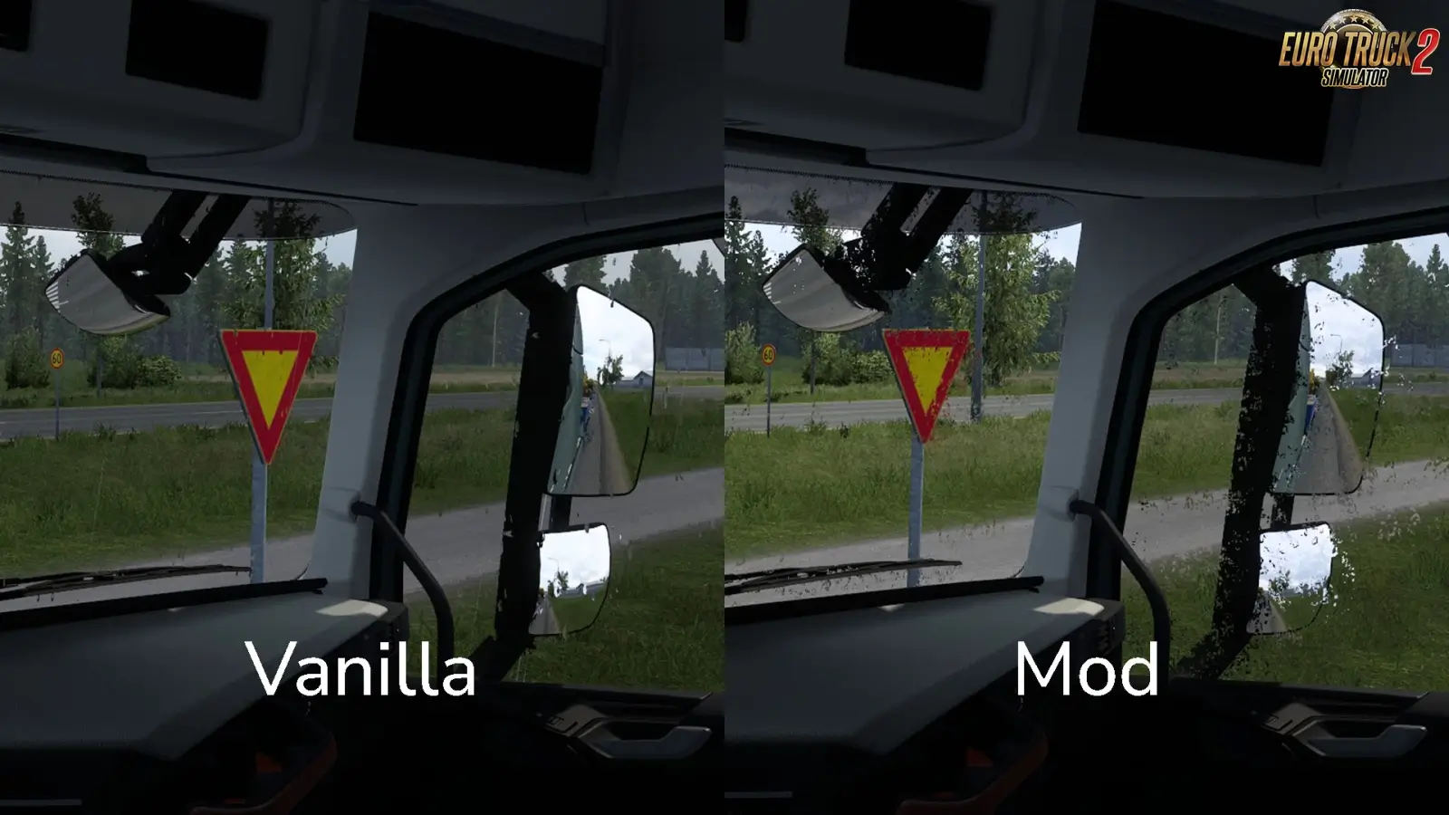 Yet Another Rain Mod v2.6 (1.60.x) for ETS2