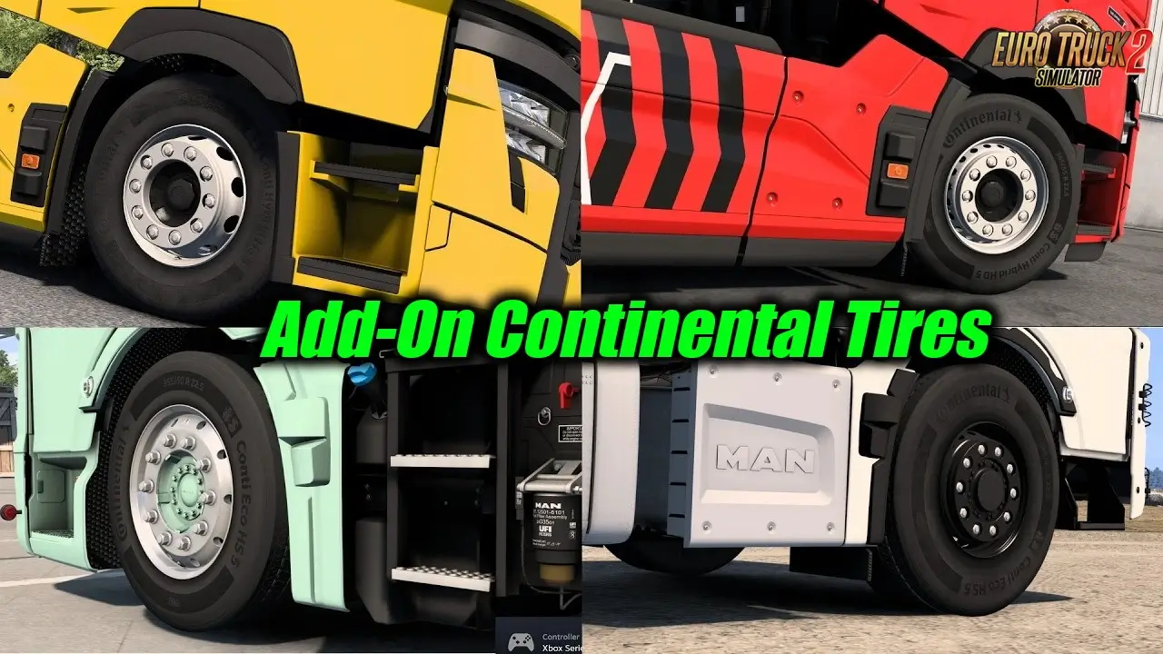 Add-On Continental Tires v1.0 (1.61.x) for ETS2