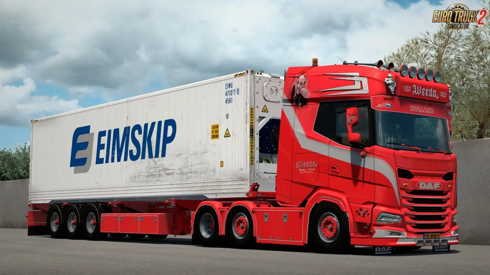 DAF XG+ 530 Weeda Sopranos + Trailer v4.0 (1.60.x) for ETS2