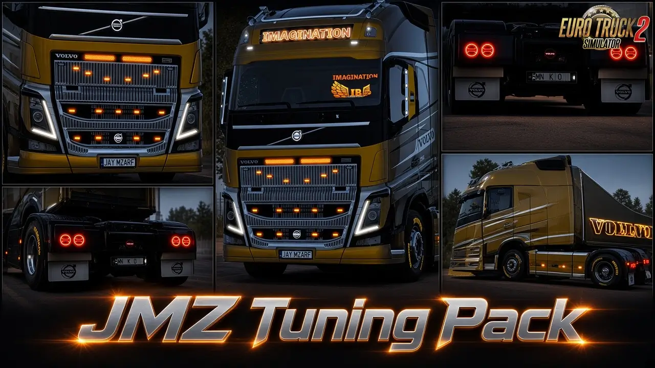 JMZ Tuning Pack v0.3h (1.61.x) for ETS2