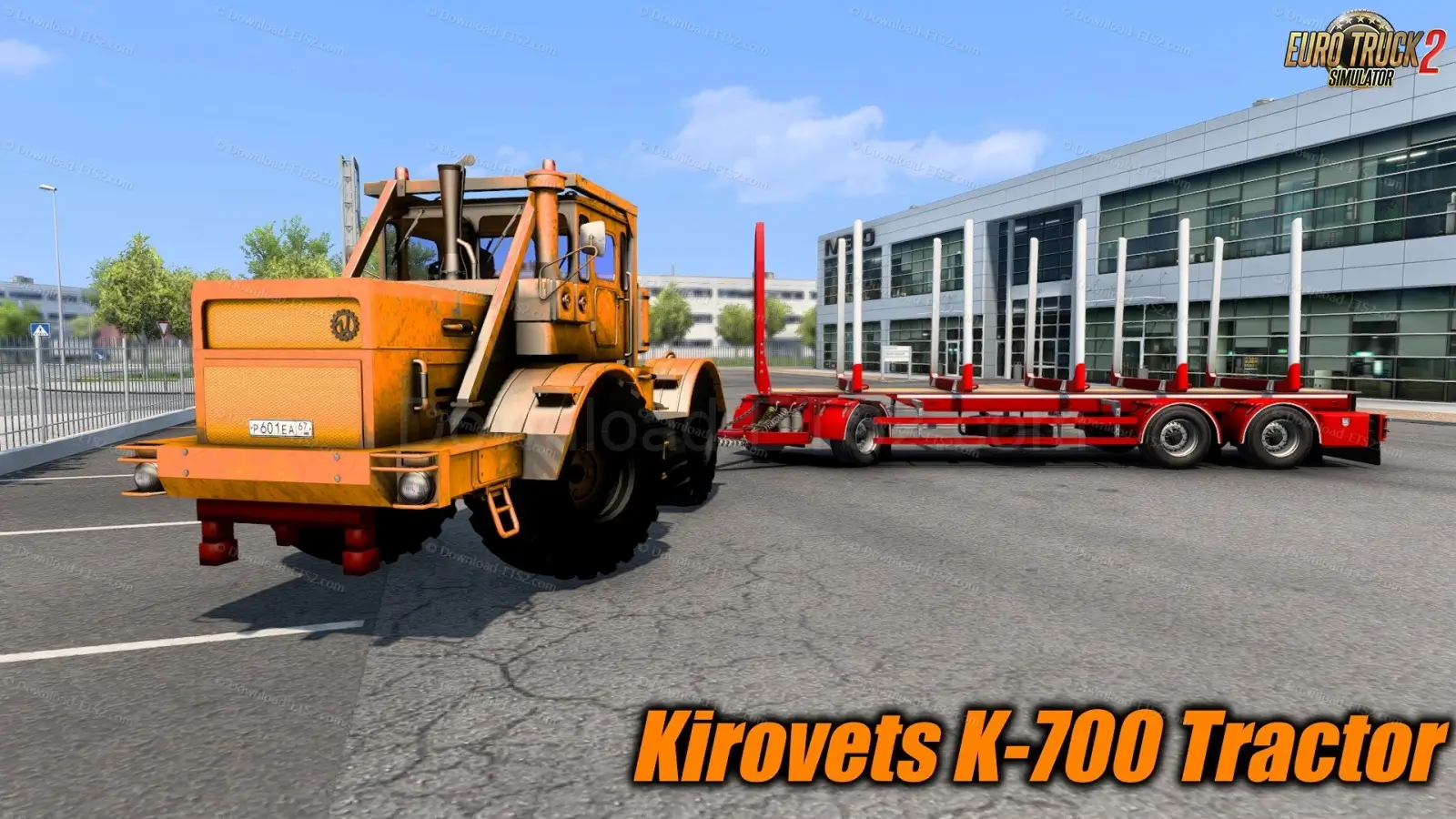 Kirovets K-700 Tractor + Trailer v1.0 (1.60.x) for ETS2