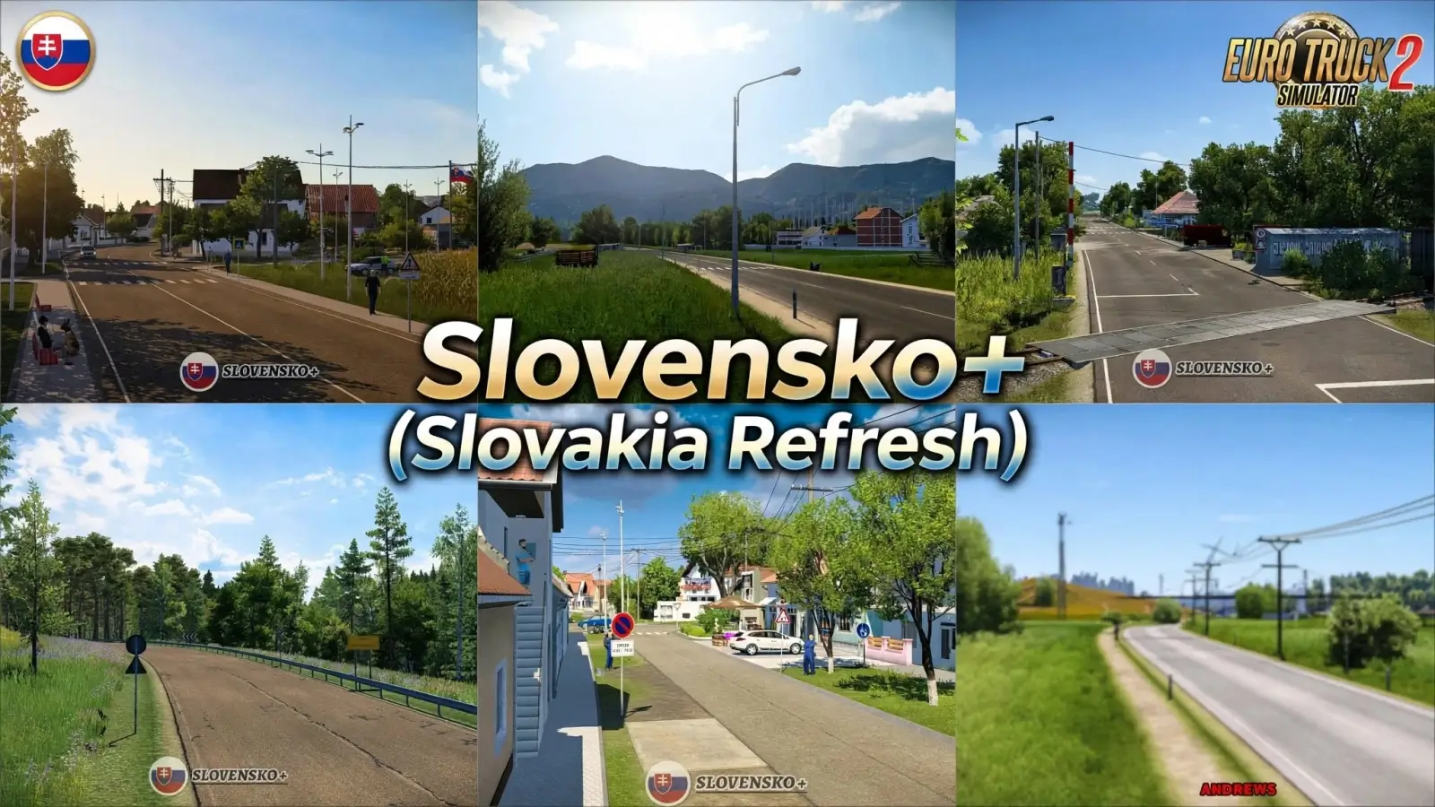 Slovensko+ (Slovakia Refresh) v4.7 (1.61.x) for ETS2