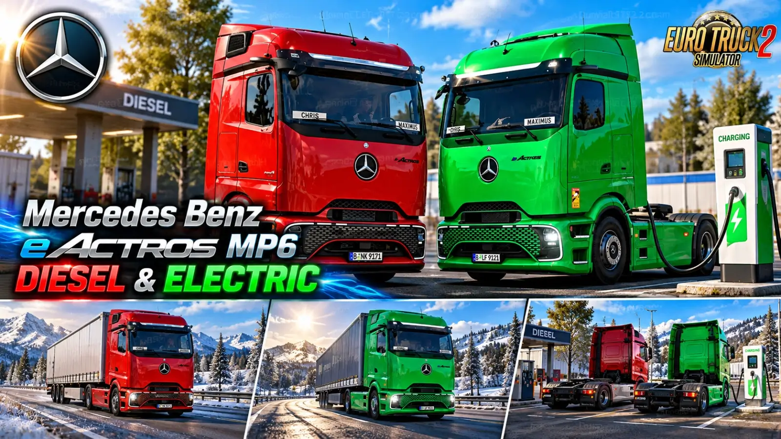 Mercedes Benz eActros MP6 Diesel & Electric v2.0.71 (1.61.x)