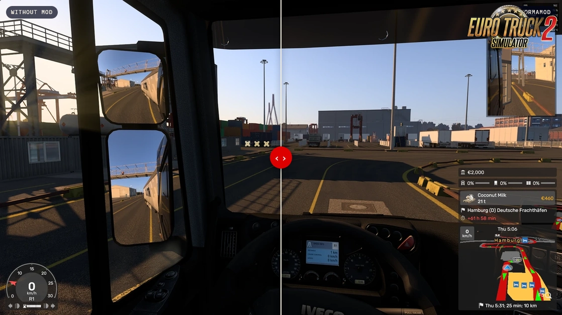 Forma Mod (Graphics Quality) v1.8 (1.61.x) for ETS2